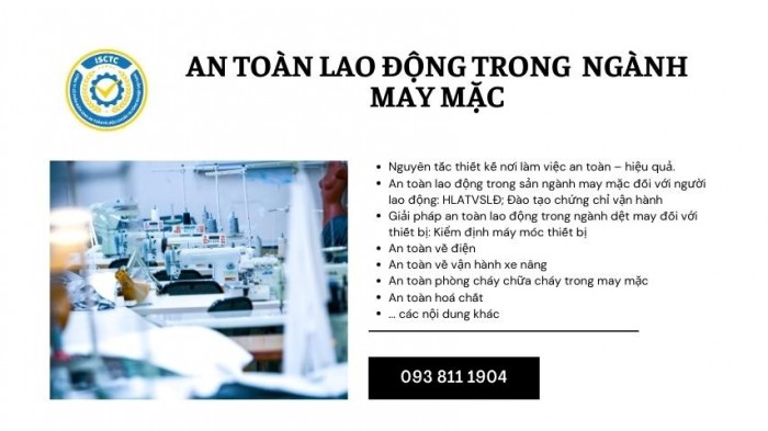 An toàn lao động ngành sản xuất may mặc