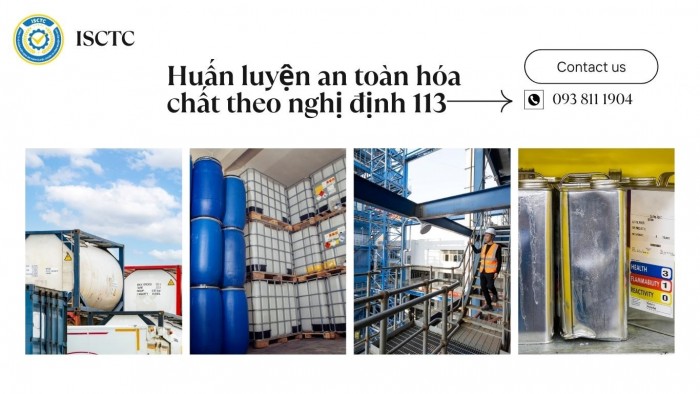 KHÓA HUẤN LUYỆN AN TOÀN HÓA CHẤT THEO NGHỊ ĐỊNH 113/2017/NĐ-CP