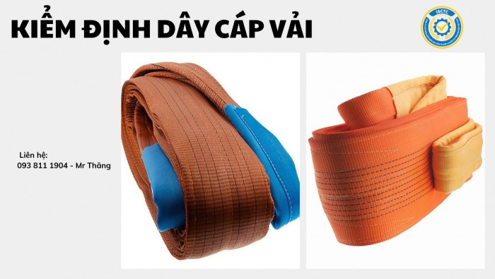 KIỂM ĐỊNH DÂY CÁP VẢI